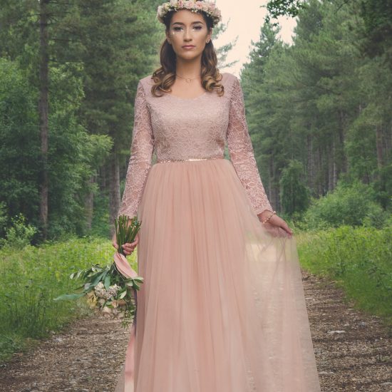 River Elliot Bridal Blush Pink Esme Dress